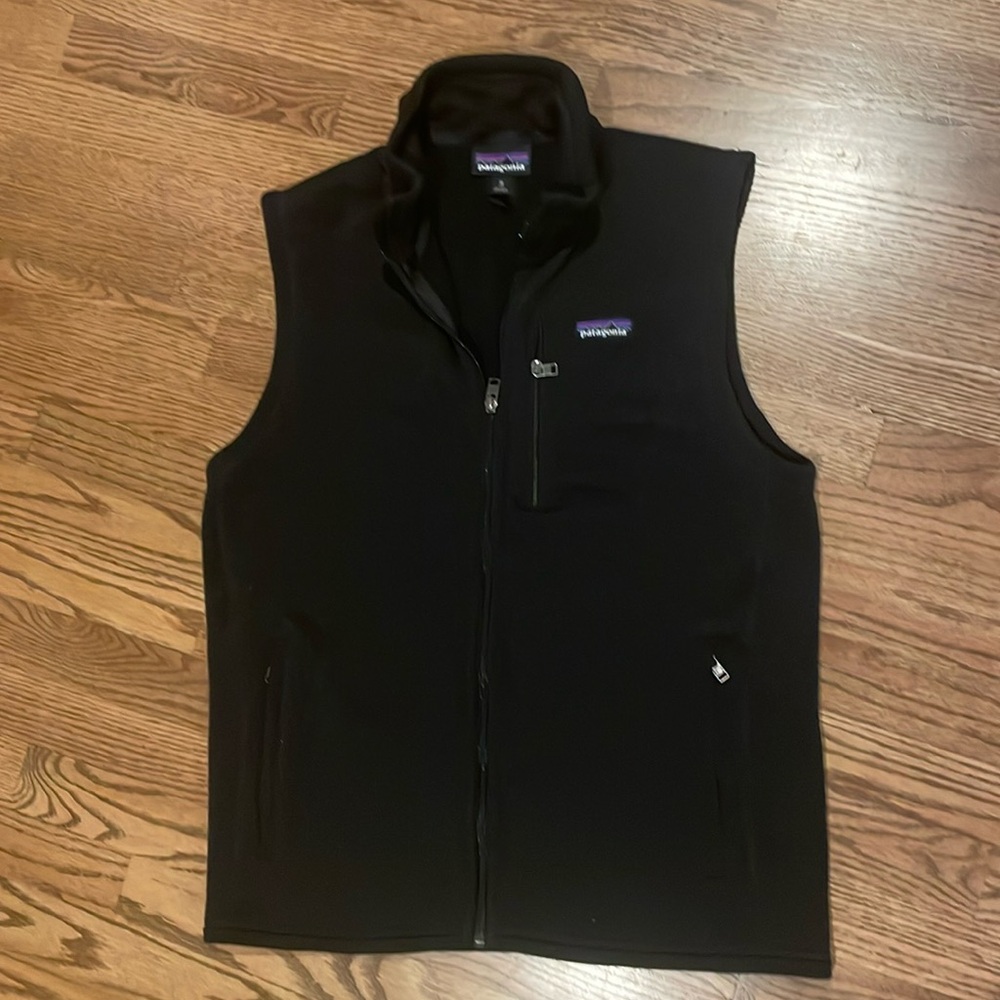 Black Patagonia Vest. Size M